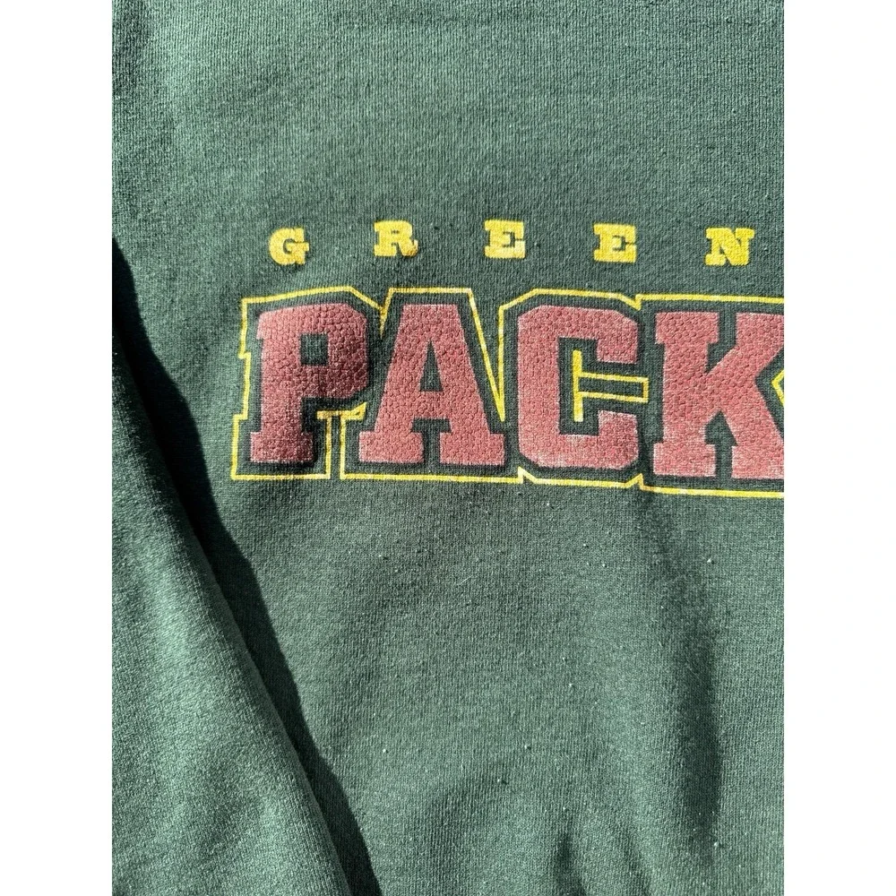 Vintage 90s Green Bay Packers NFL Crewneck Sweatshirt XL Made USA